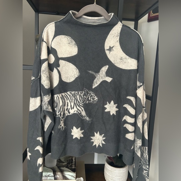 Anthropologie The Alani Cashmere Mock-Neck Sweater by Pilcro Size Small NWOT - Picture 9 of 9